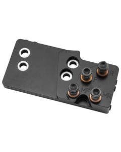 Fat Baggers Inc 3" Drop Touring ABS Brake Manifold Relocation Plate Harley 09-13