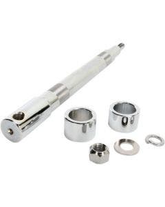 Drag Specialties Chrome Front Axle Kit 00-07 Harley FLT 0214-0954