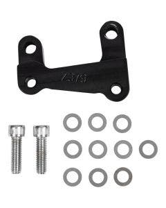 RC Components Black Left Front 320 MM Caliper Adapter Bracker For Harley 