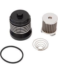 PC Racing PCS4BC Black Cut Flo Oil Filter Reusable 35 Microns Harley 84-Up