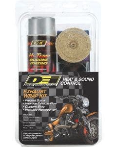 DEI Exhaust Wrap Kit 2x15 Tan Wrap with Aluminum HT Silicone Coating 901331