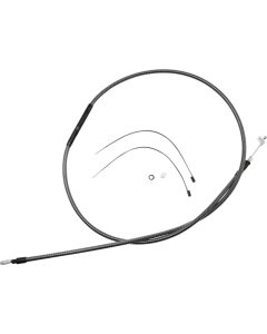 Magnum KARBONFIBR 70 11/16" High-Efficiency Polished Clutch Cable Harley 87-06