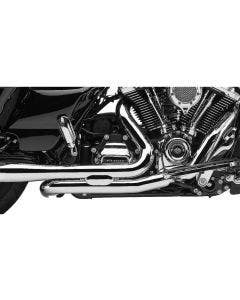 Cobra USA 6255DB Chrome Pro Chamber Head Pipes 17-Up Harley FLH FLT