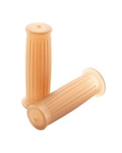 BikeMaster Motorcycle 7/8" Grips Café Classic Lines 118mm WLG-225-Café