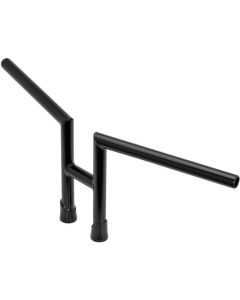 Biltwell 6202-2012 Black H2 8-5/8" Rise 1" Non-Dimpled Handlebars Harley Custom 