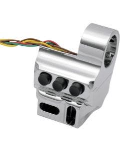 Performance Machine Chrome Right Five Button Brake Switch Housing Harley 96-13