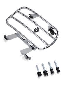 Cobra Chrome Detachable Solo Luggage Rack Harley Softail M8 Heritage 18-Up