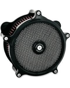 Performance Machine Super Gas Air Cleaner Black Harley Milwaukee Eight 17-Up