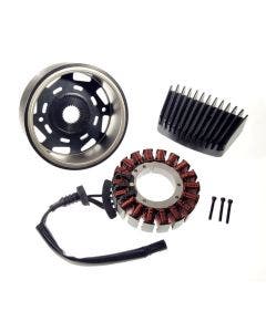 Drag Black Stator & Regulator Charging Kit OE Spec Harley Touring M8 17-Up
