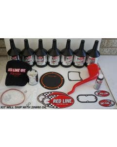 Red Line Oil Powerpack 90231 Full Kit 20W60 w/ Gaskets & Filter 84-13 Harley Big Twin 