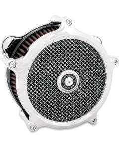 Performance Machine Super Gas Air Cleaner Chrome Harley Twin Cam Evo 99-17