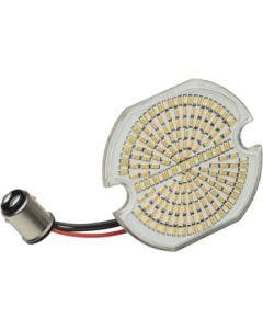 Kuryakyn 2933 LuminEZ LED Front Turn Signal Inserts 1157 White/Amber 3-1/4” Flat