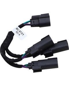 Saddle Tramp Rear 3-Way Speaker Harness Splitter BC-9721 Harley Touring 14-Up