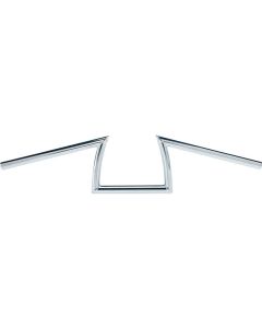 Biltwell 6101-1052 Chrome Keystone 2" Rise 7/8" Handlebars for Harley & Metric 