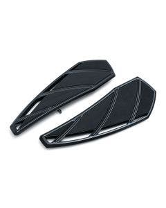 Kuryakyn 5771 Gloss Black Phantom Driver Floorboards 14-20 Indian Models