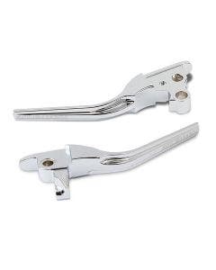 Arlen Ness Chrome Forged Billet Brake & Cable Clutch Levers 08-16 Harley Touring