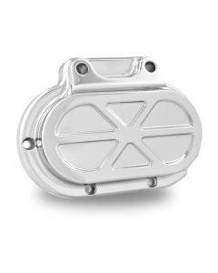 Performance Machine PM Chrome Formula Cable Clutch Side Cover for Harley 6 Speed