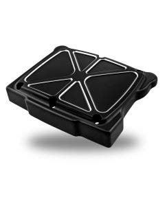 Performance Machine PM Black Contrast Cut Formula Rocker Box Cover Harley 99-16