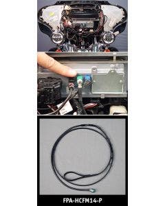 J&M FPA-HCFM14-P FLEXPOWER In-Fairing AM/FM/WB Antenna Harley 14-19 Ultra Street Glide