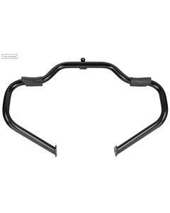 Hogworkz HW157027 Mustache Engine Guard Crash Bar Black Harley FLH/T 09-22