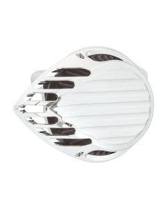 Arlen Ness Rough Crafts Chrome Finned Air Cleaner Harley FLT 08-16 FLST 16-17