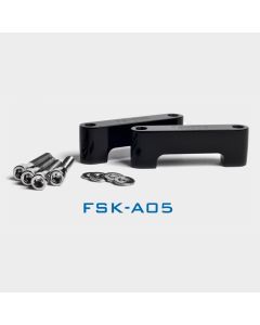 Hawg Halters HHI Black FLH Fork 21" Wrap Fender Stock Lower Legs 84-13 | FSK-A05