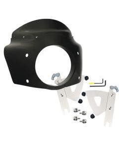Memphis Shades Road Warrior Fairing w/ Polished Mount Kit Harley Softail 00-17