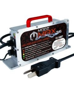 MODZ Max36 15 AMP Charger for 36 Volt Golf Carts with Crowfoot Plug