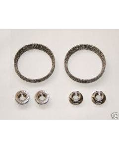EPX Exhaust Installation Kit-Crush Gaskets & Serrated Nuts for Harley