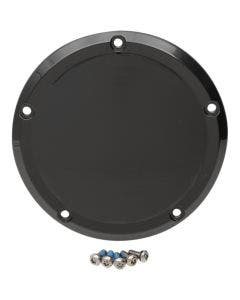 Drag Gloss Black Die Cast Domed Derby Cover 16-18 Harley FLHT/FLHX/FLTRS