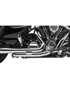 Cobra 6255 Powersport Dual Head Pipes Chrome Harley M8 FLH/T 17-20
