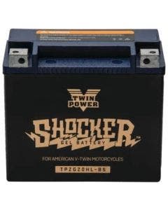 Twin Power Shocker Gel Battery 12V 310cca YTX20HL OE Rep 65989-97A Harley 91-Up