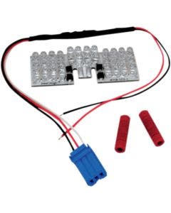 Custom Dynamics LED Red Rear Fender Tip Dual Intensity Light for Harley FL Models