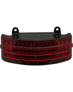 Custom Dynamics Red Lens 48 LED Tri-Bar Light Fender Tip Harley FLHX FLTRX 10-13