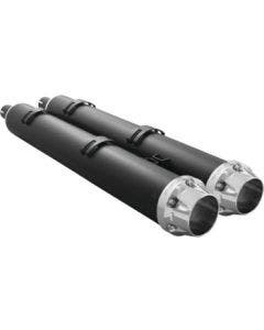 Freedom Performance Exhaust 4.5 Slip-On Mufflers Black Outlaw Indian Challenger