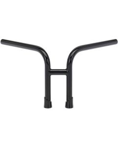 Biltwell 6201-2012 Black RE-Bar 9-1/2" Rise 1" Non-Dimpled Handlebar for Harley