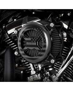 Vance & Hines 42045FG Black VO2 America Billet Air Intake Cleaner Harley M8 FL