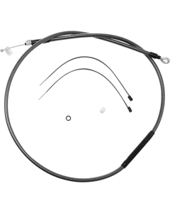 Magnum KARBONFIBR 57 11/16" High-Efficiency Polished Clutch Cable Sportster 04-Up