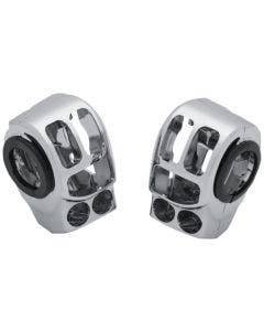 Kuryakyn Chrome Switch Housings Handlebar Control Kit Harley Touring 14-20
