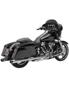 Cobra USA 6208 Chrome El Diablo 4" Slip-On Mufflers 17-Up Harley FLH/T