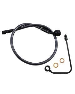 Magnum Alternate Length Upper Brake Line 35D 26" Black Harley Softail 18-Up