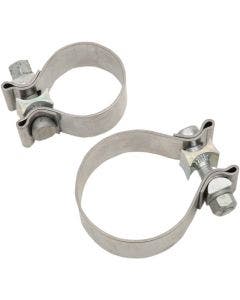 Khrome Werks High Strength Stainless Steel Exhaust Muffler Clamps 1.34" - 2"