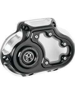 Performance Machine Black Cut Vision Series Cable Clutch Cover Harley M8 18-Up