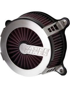 Vance & Hines 70365 Brushed VO2 Cage Fighter Air Intake Harley Twin Cam TBW 08-17