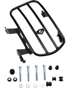 Cobra Black Detachable Solo Luggage Rack Harley Softail M8 Heritage 18-Up