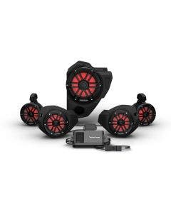 Rockford Fosgate Ride Command 2-Way 800w Front Rear Color Optix Speaker Subwoofer