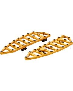 Arlen Ness 410-010 Gold MX Billet Driver Floorboards Harley Softail M8 18-20