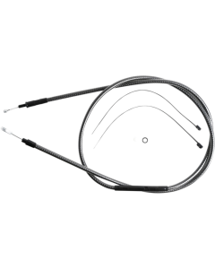 Magnum KARBONFIBR 68 11/16" High-Efficiency Polished Clutch Cable Harley 87-06