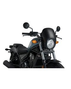 Custom Acces Anarchy Semi-Fairing Black Honda Rebel CMX500 17-Up