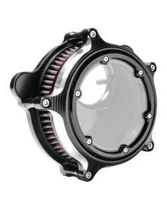 Performance Machine Black Cut Vision Series Air Cleaner Harley Sportster 91-20